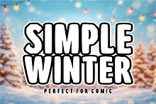 Simple Winter - Playful Comic Font