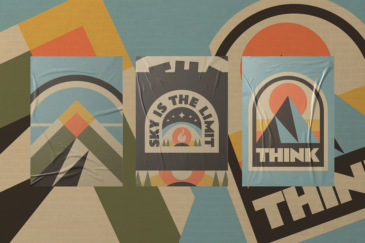 Inspiring Adventure Badges, an Illustration by Firowerk (Photo 6 of 7)