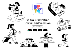 44 UX Illustration | Vacation