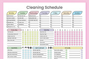 Editable Cleaning  Planner, a Print Template by Graphicsnext (Thumbnail 2 of 3)