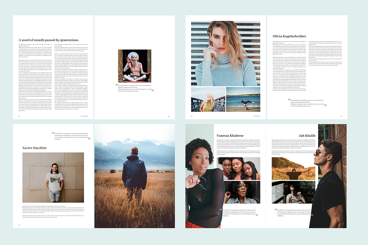 Clean Yearbook, a Brochure Template by zheksha (Photo 4 of 6)