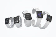 Clay Apple Watch Mockups Pack 01, a Wearable Device Mockup by Mockups by Carlos Viloria (Thumbnail 9 of 25)