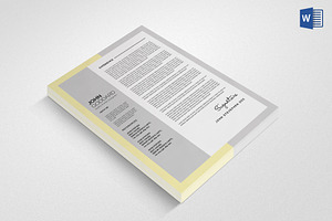 Clean Resume Set