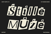 CS Yoshiro Drawn, a Sans Serif Font by Craft Supply Co. (Thumbnail 7 of 8)