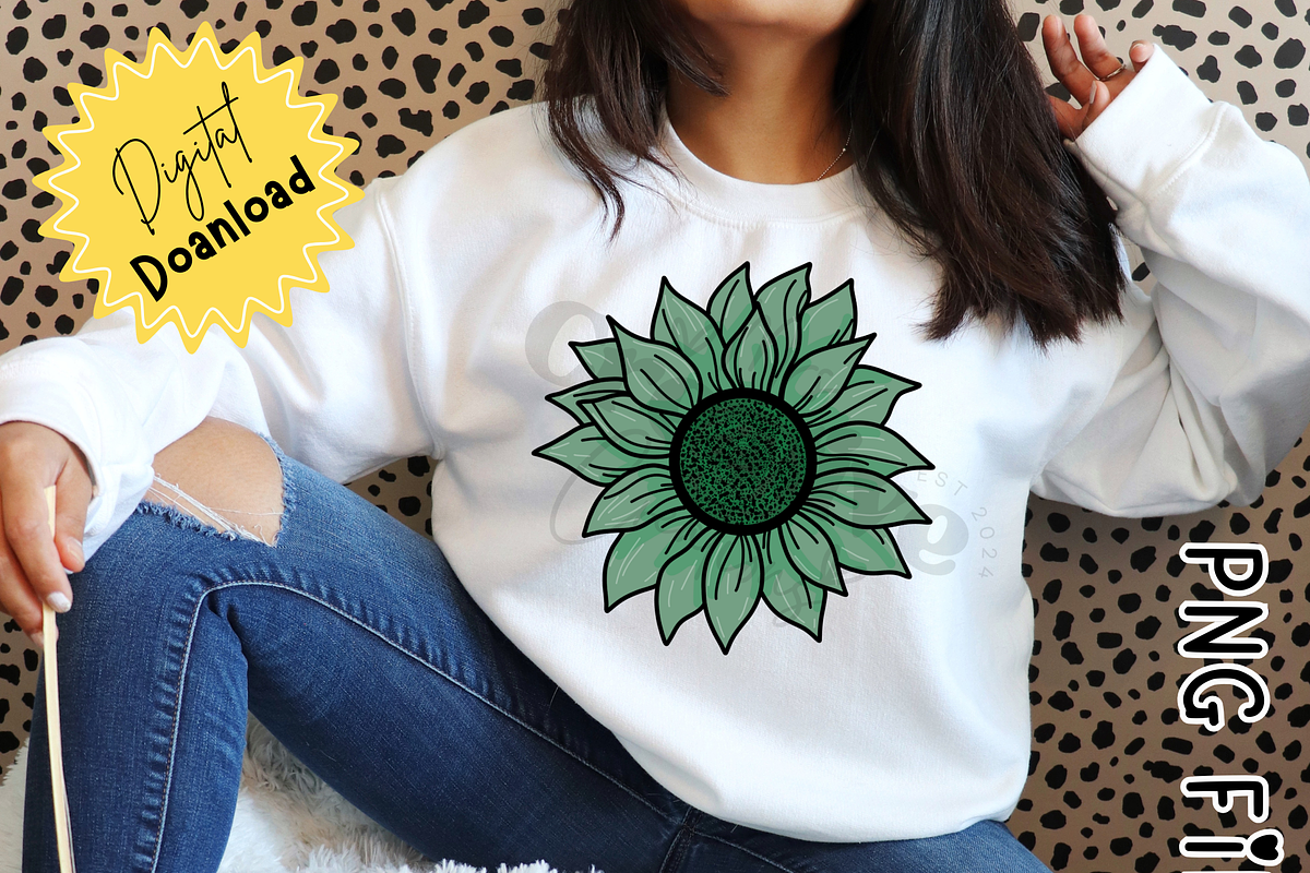 Colorful Sunflowers Clipart Bundle, a Graphic by Mrs. Creative Creations (Photo 5 of 6)