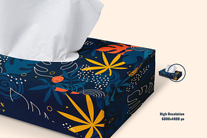 Tissue Paper Box Packaging Mockup