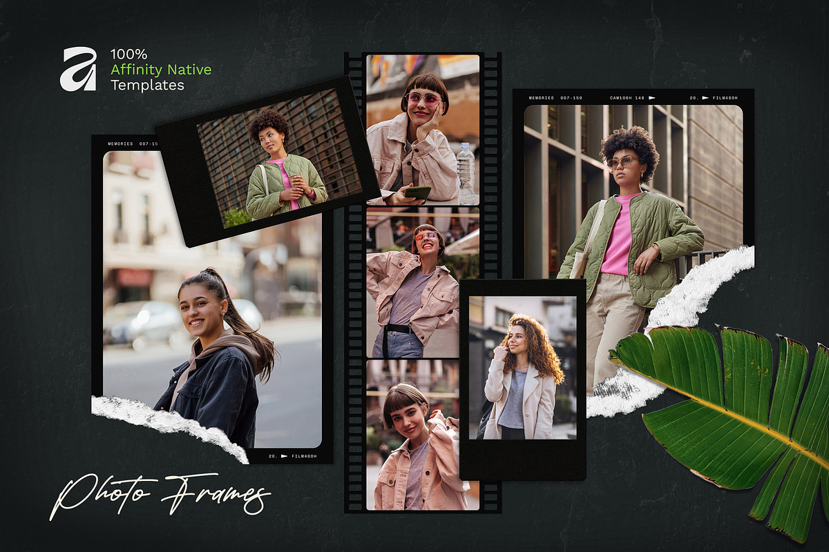 Photo Frames Affinity Templates Set, a Books & Magazine Mockup by Andrew Skoch Design (Photo 8 of 13)