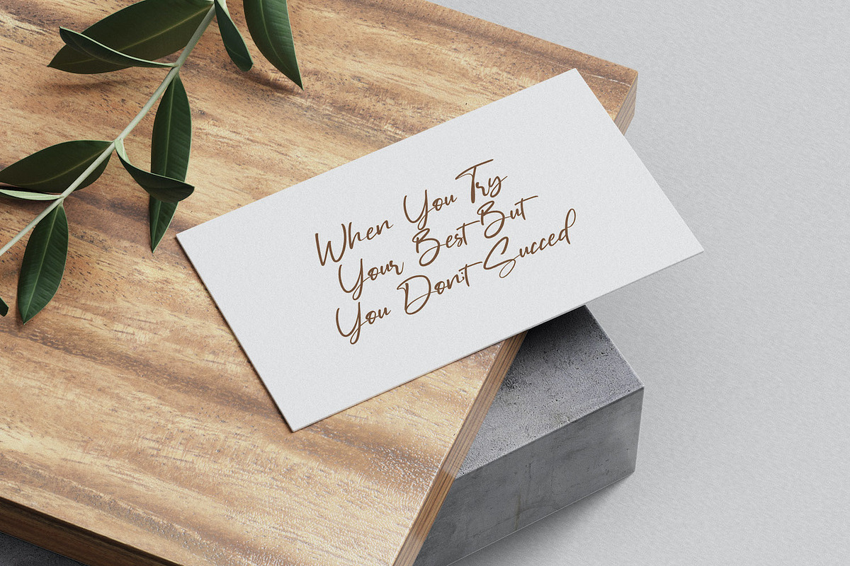 Martina - Handwritten Font, a Script Font by StringLabs (Photo 8 of 10)