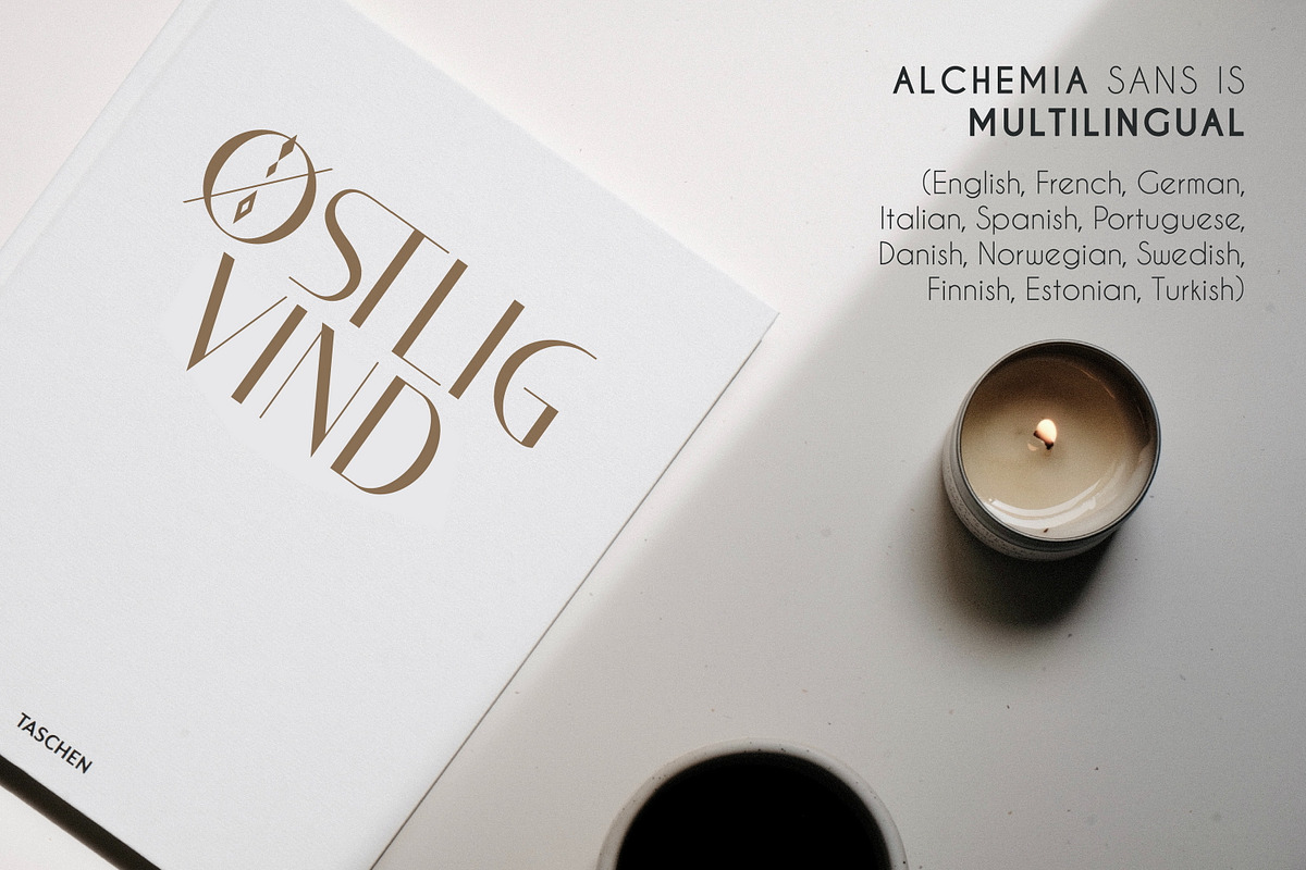 Alchemia - Mystical Sans Serif Font, a Sans Serif Font by Struvictory.art (Photo 7 of 10)