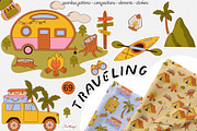Traveling vector collection, an Object Graphic by owlasya (Thumbnail 1 of 10)