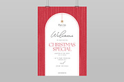 Christmas Welcome Sign Template, a Poster Template by BrandPacks (Thumbnail 2 of 5)