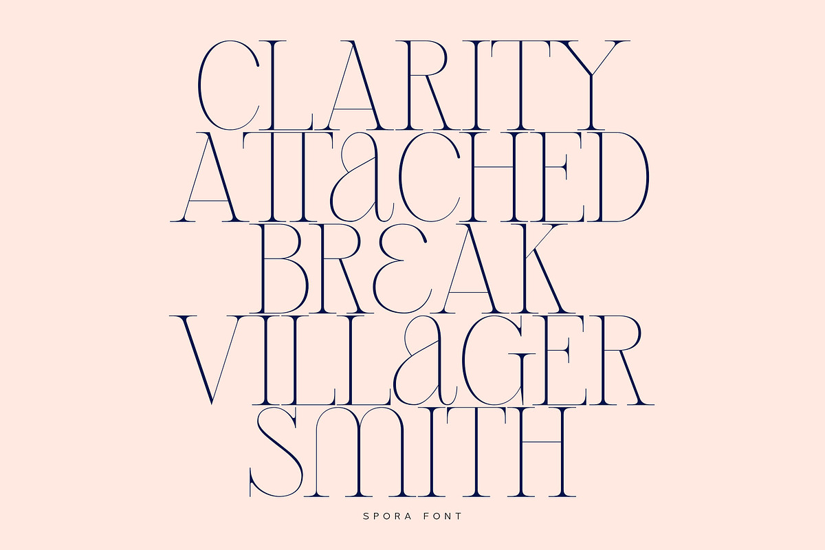 Spora Font Duo, a Serif Font by vuuuds (Photo 7 of 14)