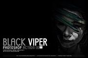 Black Viper Photoshop Action, an Action Add-On by A R T M A R T (Thumbnail 1 of 8)