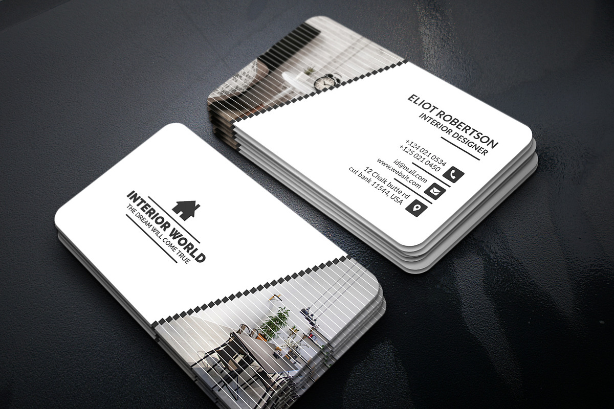 Interior Business Card, a Business Card Template by Helal Shop (Photo 5 of 5)