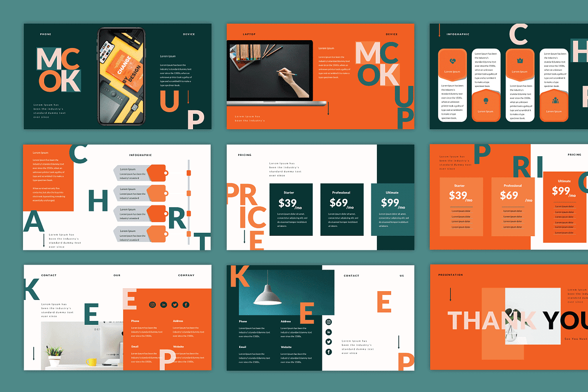 Portfolio Bundle Templates, a Presentation Template by deTheme (Photo 7 of 13)