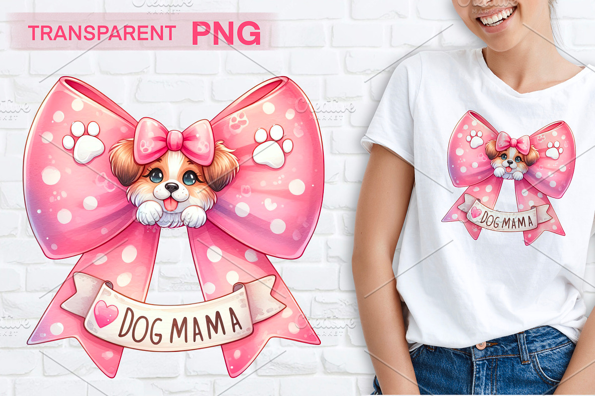 Dog mama sublimation design PNG, a Transportation Illustration by LoLoArt (Photo 1 of 3)