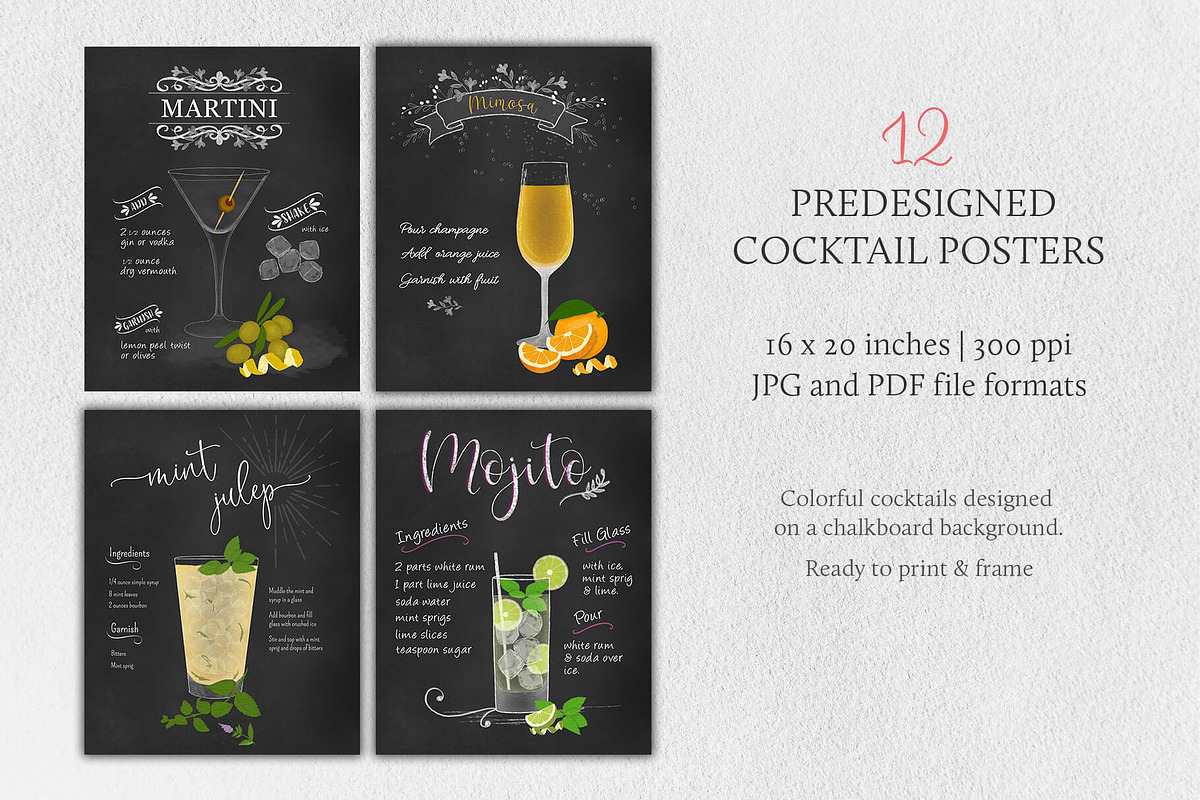 Cocktail Illustrations & Posters, a Food Illustration by Maggie Stilwell Design (Photo 3 of 10)