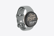 Pixel Watch Mockup, a Wearable Device Mockup by UnicDesign (Thumbnail 7 of 7)