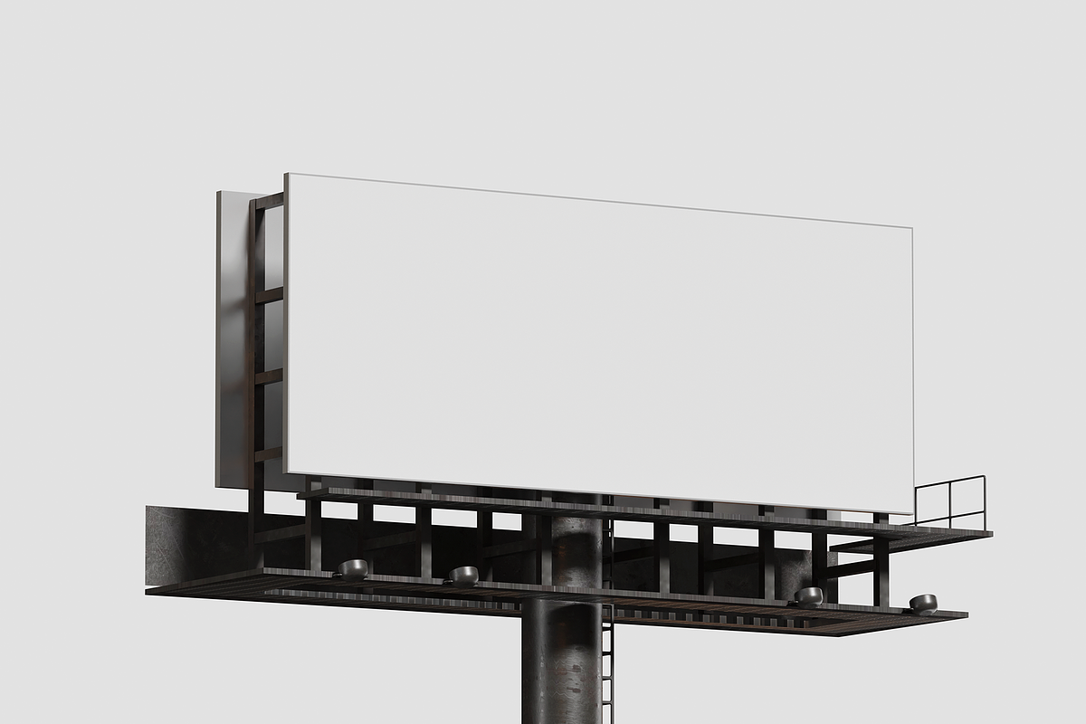 Roadside Bulletin Billboard Mockup, an Advertising Mockup by Bartama Graphic (Photo 4 of 4)