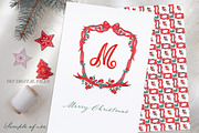 Christmas Watercolor Crest DIY FOLK, an Illustration by LABFcreations (Thumbnail 2 of 4)