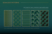 Art Deco Seamless Patterns Vol 2, a Pattern Graphic by Wingsart Studio (Thumbnail 2 of 4)