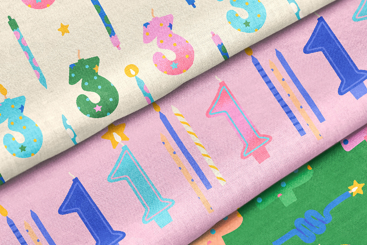 Birthday candles and patterns set, an Outline Icon by My.Ordinarty (Photo 5 of 10)