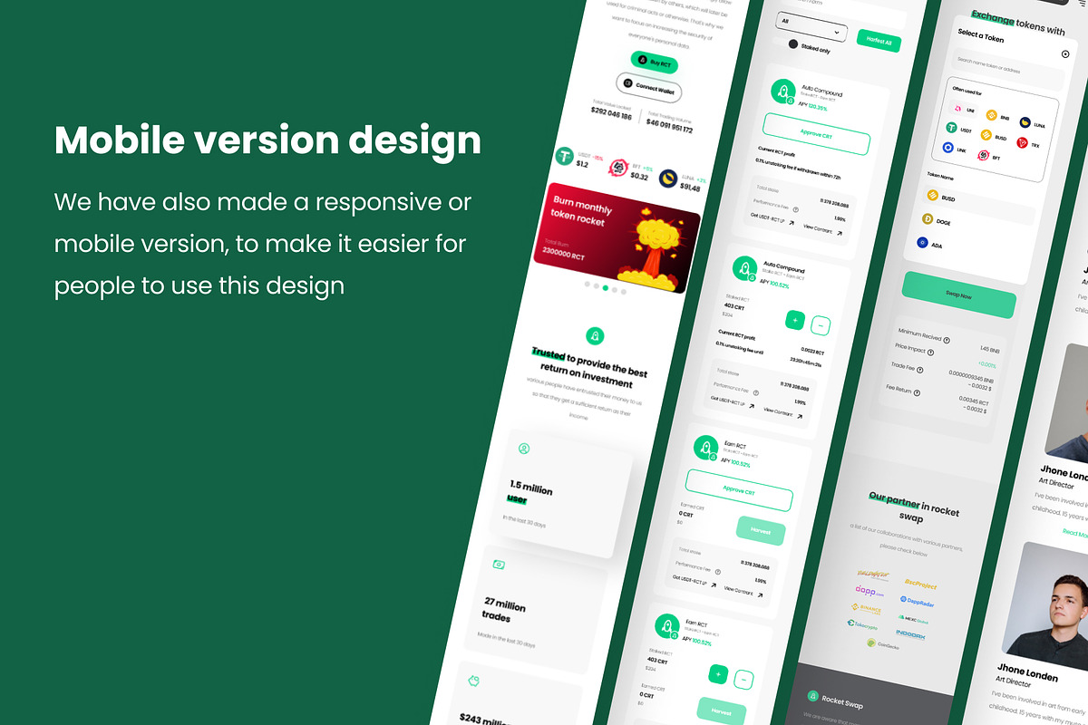 Stacking Crypto UIKit Website, an UI Kit Template by Minialis (Photo 4 of 6)