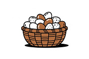 Easter Basket Vector Silhouette Bund, an Illustration by Designs_River (Thumbnail 2 of 51)