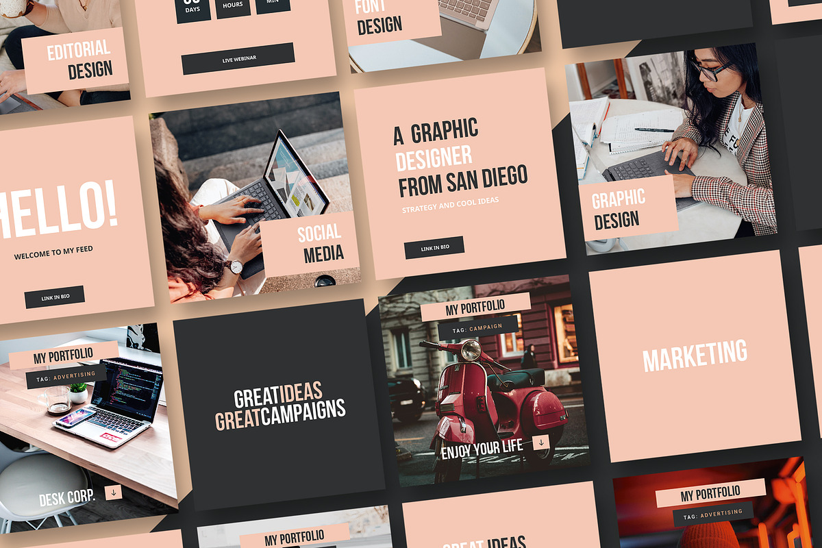 Freelance Designer Instagram Creator, a Social Media Template by Design District (Photo 14 of 14)