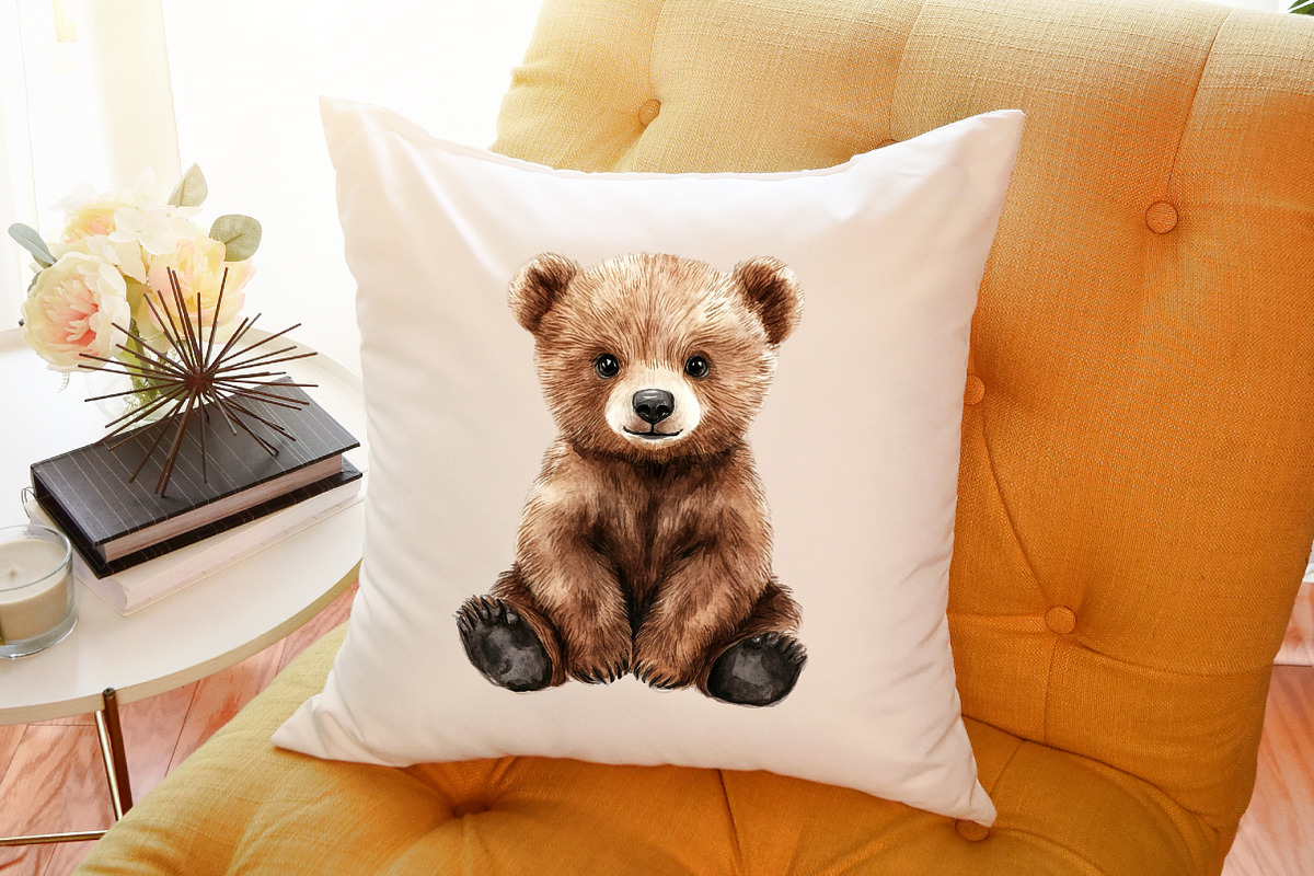 Woodland Clipart, Baby Animals, an Illustration by Sublimation Artist (Photo 6 of 6)