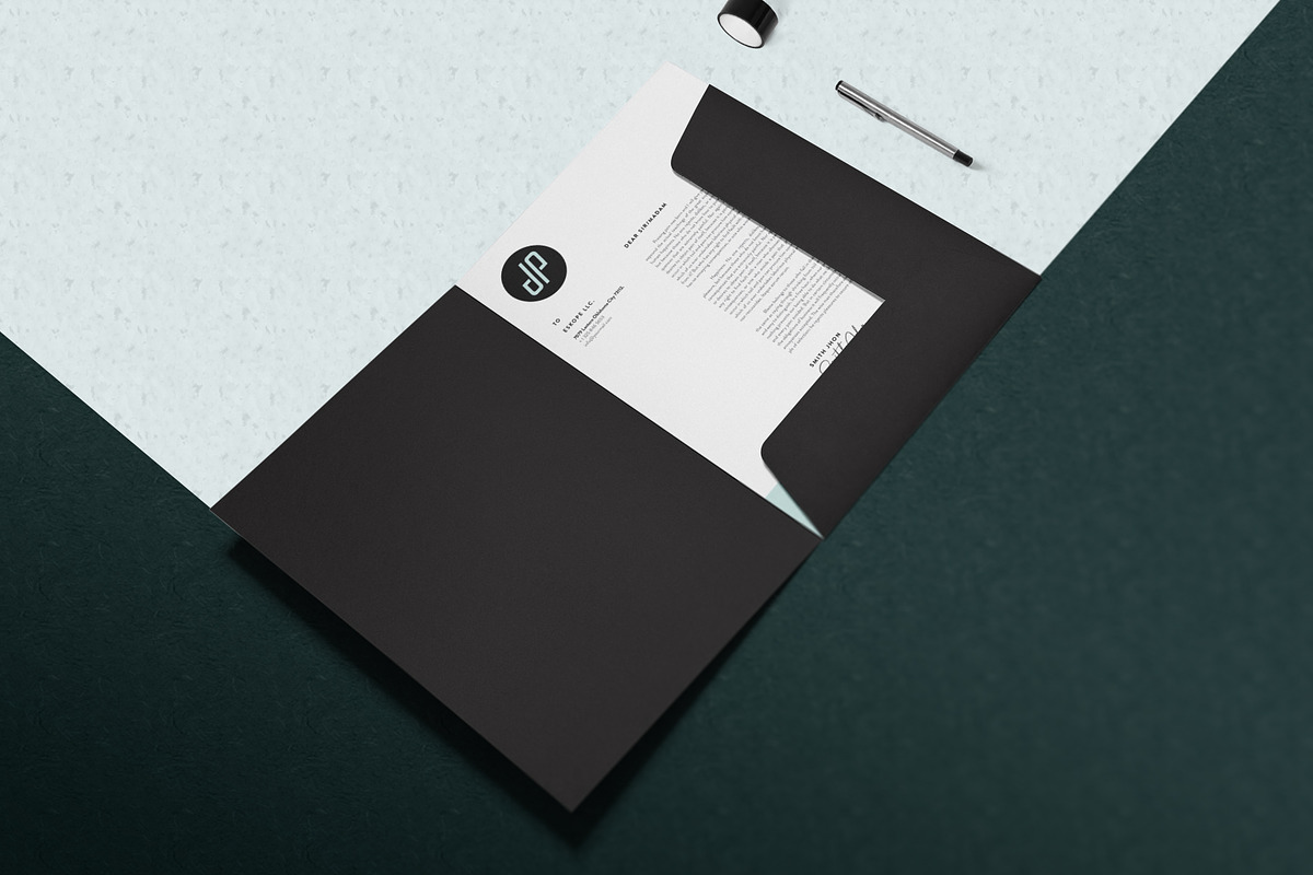 DP Elegant Corporate Identity Pack, a Stationery Template by AyshaCanvas (Photo 6 of 7)