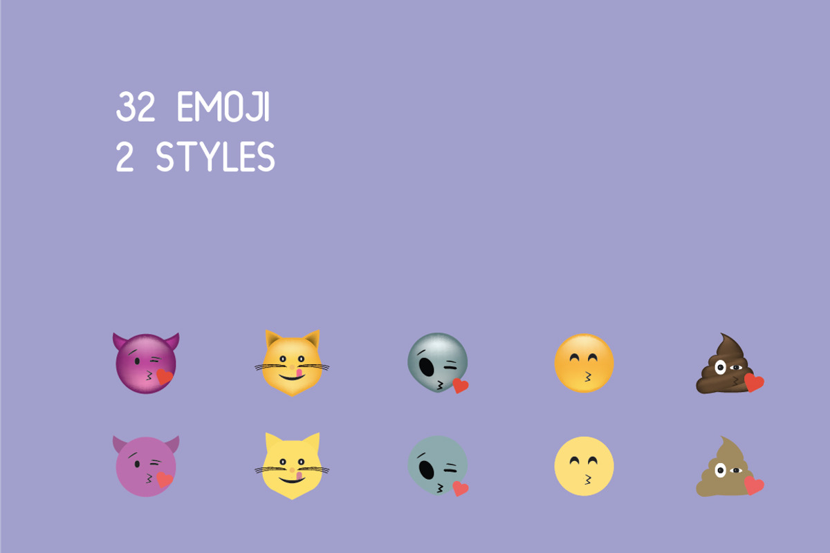 Love emoji, an Emoji Icon by denisgorelkin (Photo 2 of 6)