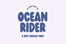 OCEAN RIDER Bubble Retro Font