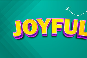 Joyful Text Effect