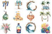 Summer Beach Sublimation Bundle, an Illustration by Designworld (Thumbnail 4 of 5)