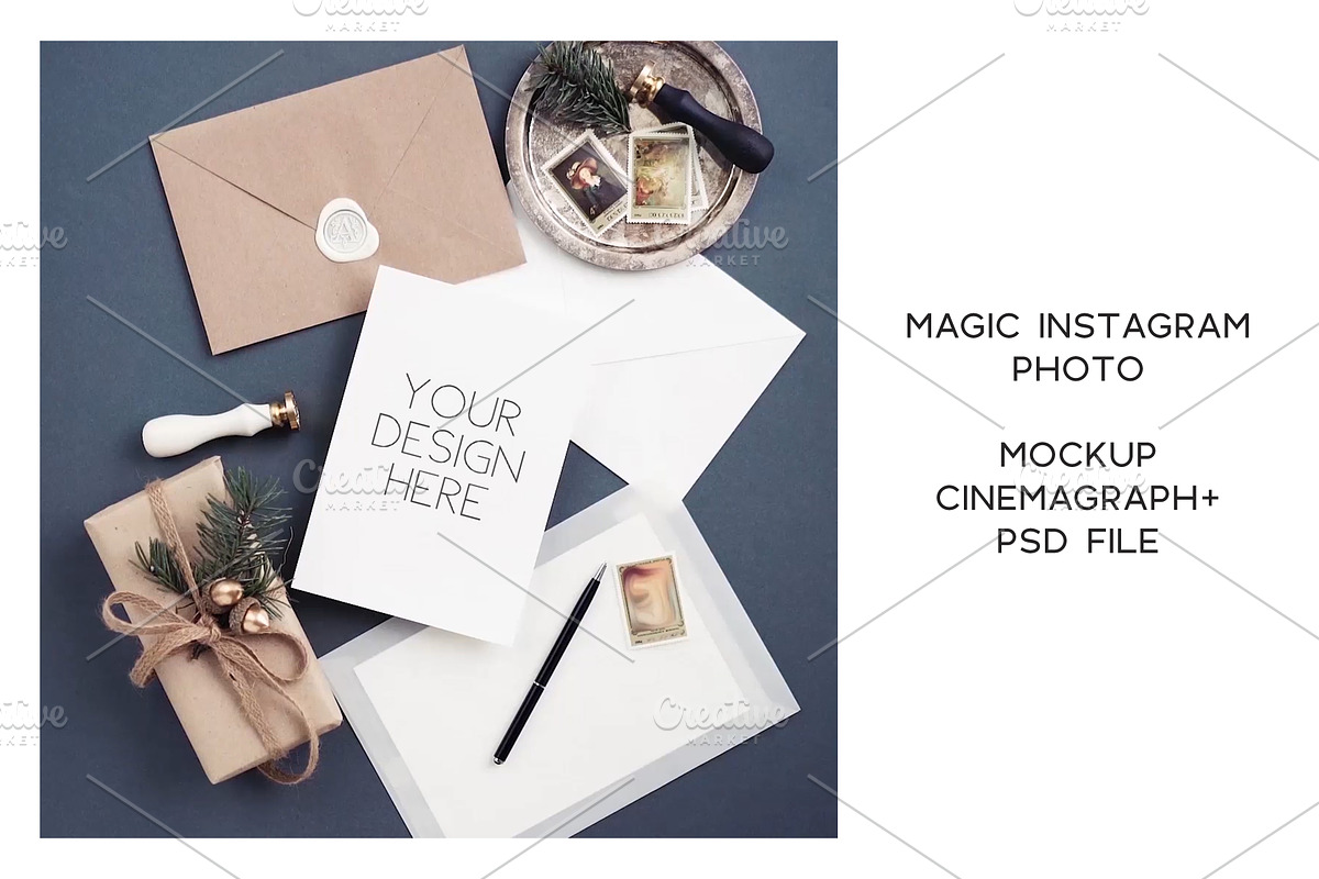 Animated Instagram photo. Mockup #2, a Social Media Template by Una Matison (Photo 2 of 3)
