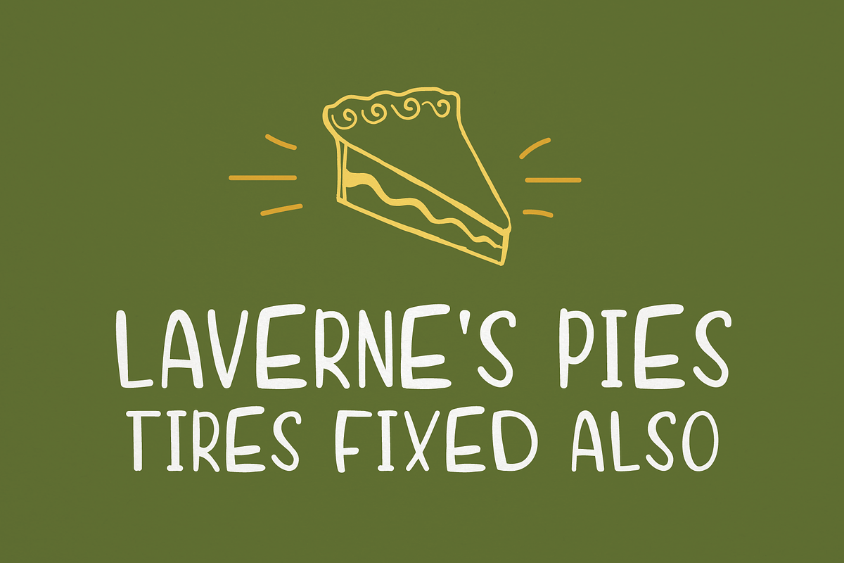 Lunch Line | Font + Illustration Set preview 3