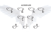 Angel Wings | Script Font, a Handwritten Font by Scratchones (Thumbnail 8 of 9)