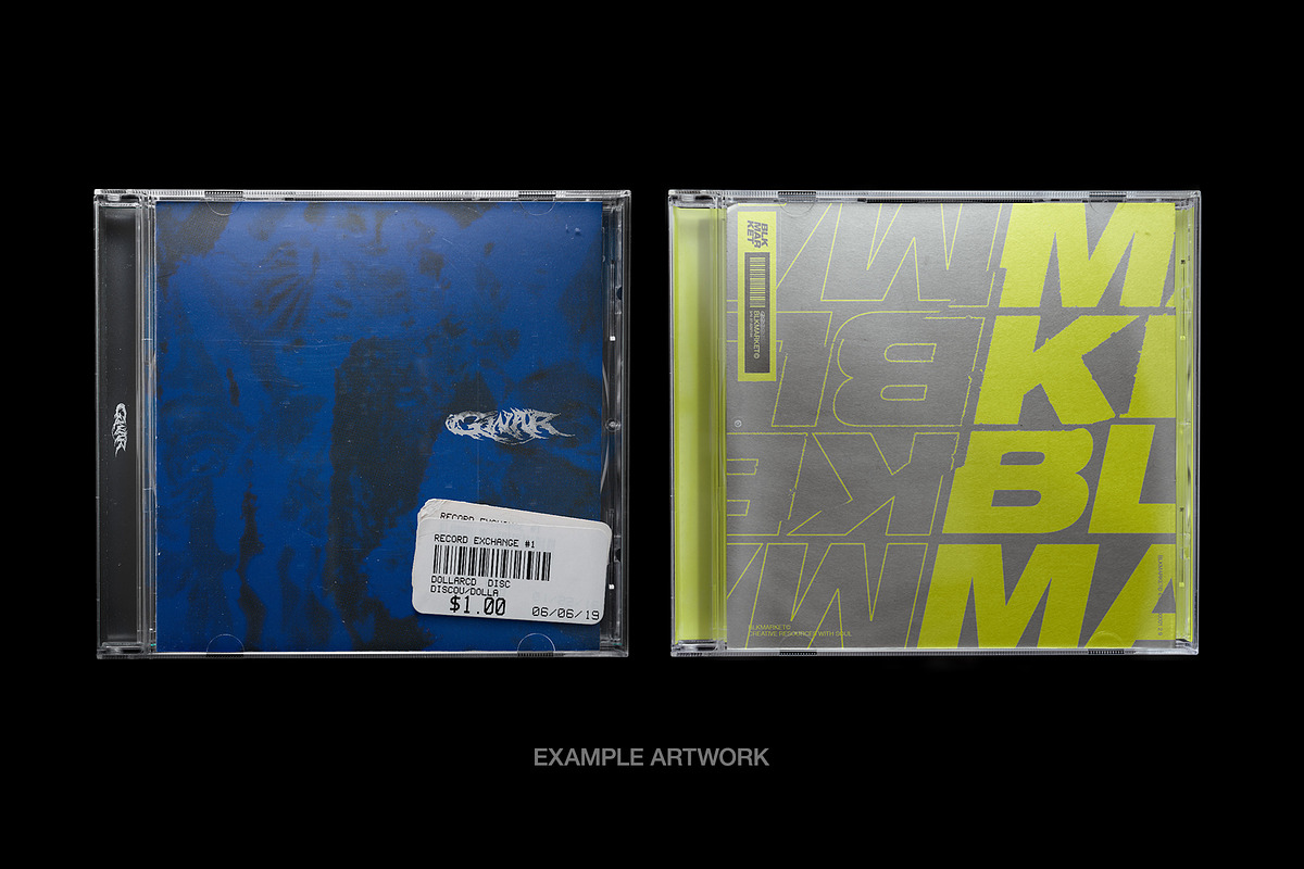 Jewelcase.psd - CD Case Mockup, a Product Mockup by BLKMARKET© (Photo 3 of 9)