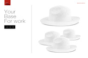 Panama Hat Mock-up, a Hat Mockup by Mocca Mockups Store (Thumbnail 4 of 5)