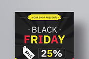Black Friday Flyer Layout, a Flyer Template by MightyDesign (Thumbnail 4 of 8)