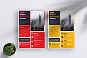 Corporate Theme Business Flyer, a Marketing Template by Graphiexperto (Thumbnail 1 of 6)
