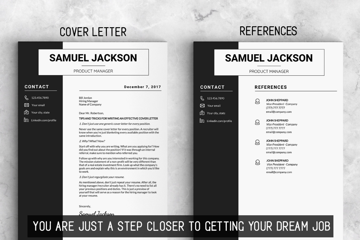 Word Resume Template - CV Design, a Resume Template by LevelUpResume (Photo 5 of 5)