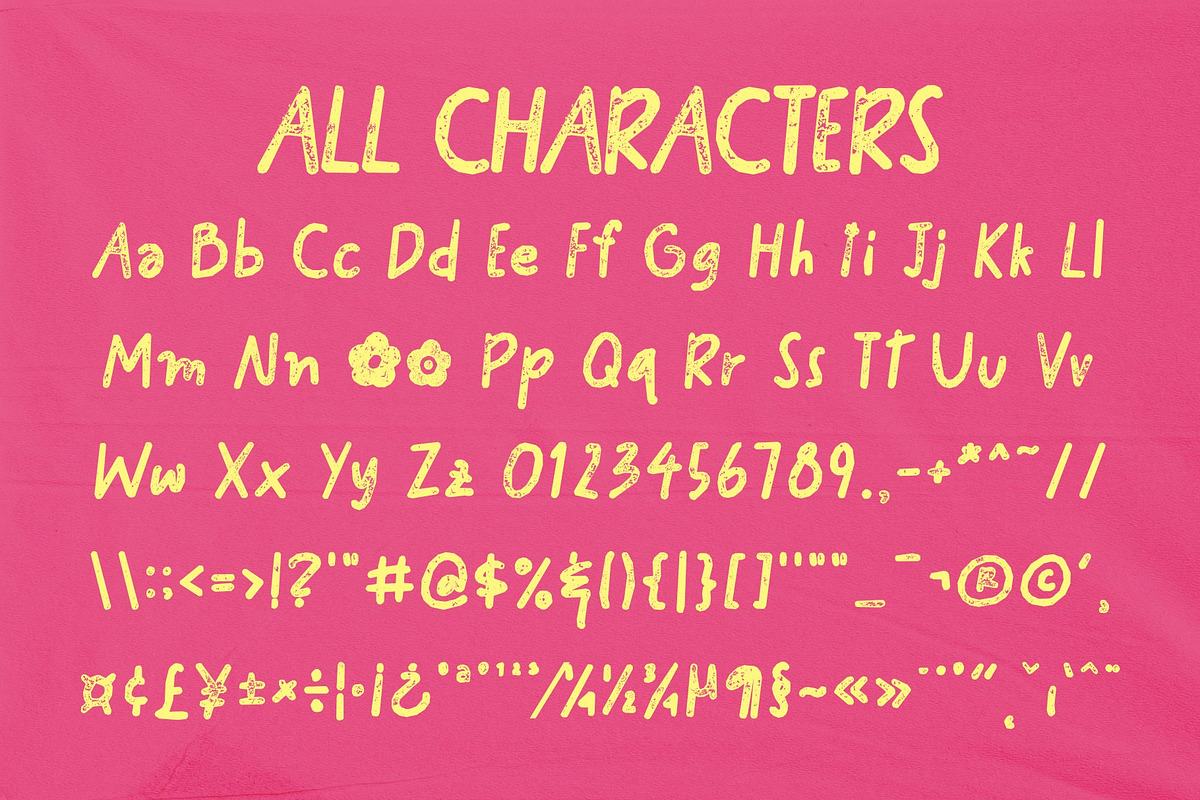 CS Roche Stamp, a Handwritten Font by Craft Supply Co. (Photo 8 of 8)