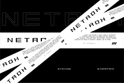 Netrox - Futuristic Display Font, a Sans Serif Font by Typeagle (Thumbnail 8 of 11)