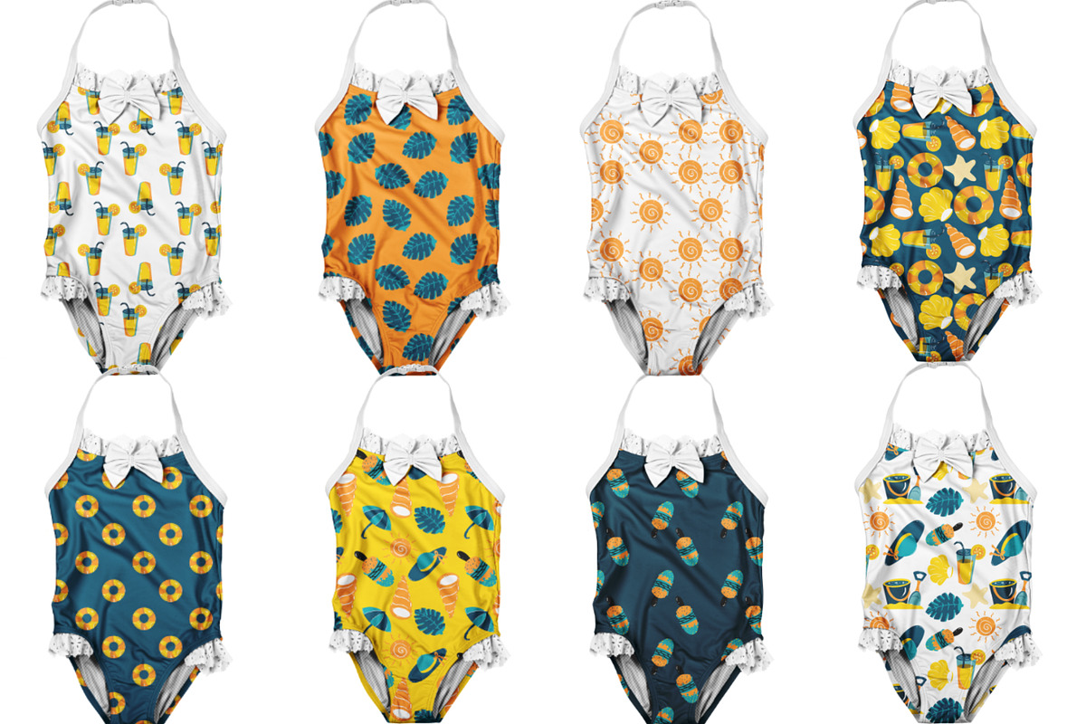 Summer Pattern Design Collection, a Pattern Graphic by D.O.C Gallery by Carla (Photo 4 of 13)
