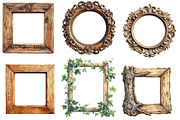 Wooden Frame Sublimation Clipart, an Illustration by Designworld (Thumbnail 2 of 6)
