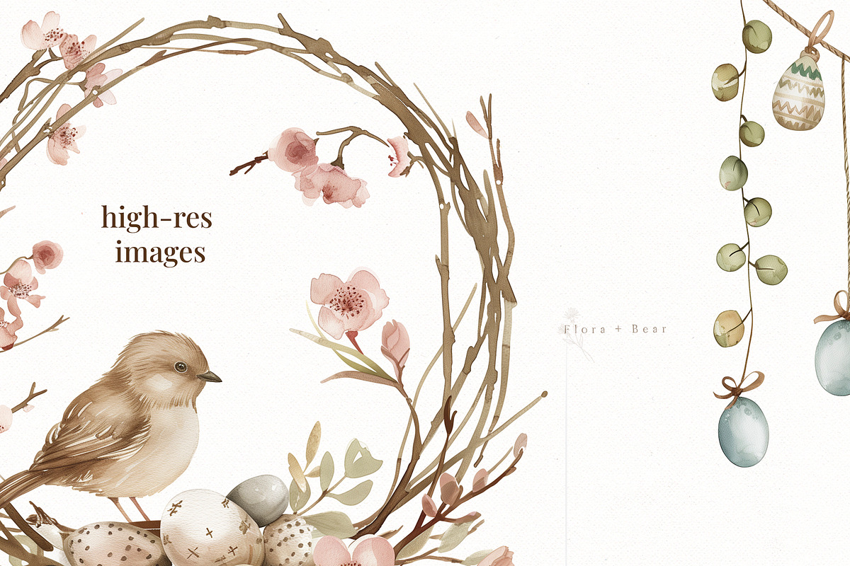 Easter Spring Animals, an Animal Illustration by Flora+Bear (Photo 7 of 10)