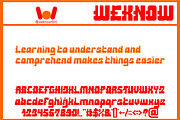 Action Reaction font, a Font by weknow (Thumbnail 5 of 8)