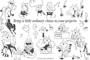 Hand-Drawn Cat Doodle Bundle, an Education Illustration by Anastasiya Klempach (Thumbnail 7 of 10)